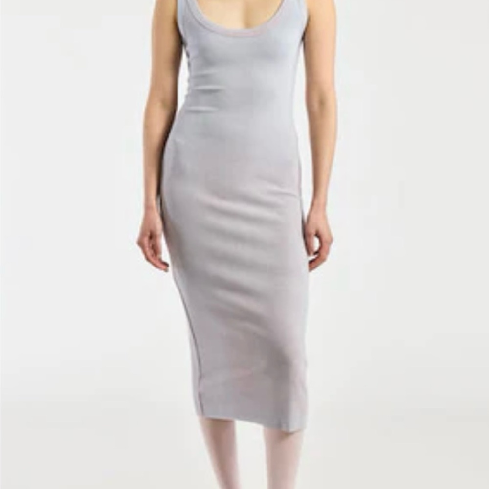 Cotton Citizen Gray Bodycon Midi Dress